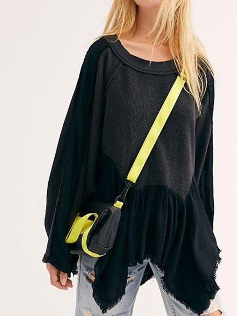 Free People Gold Duster Pullover